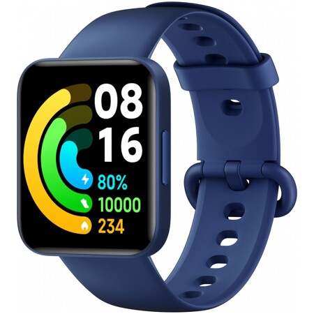 Умные часы POCO Watch 1.6 синий/синий (BHR5723GL): характеристики и цены