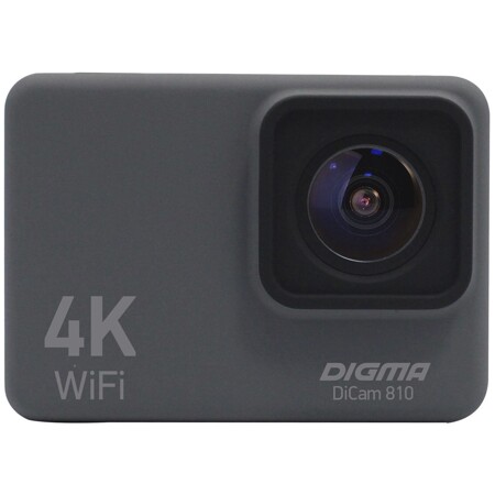Digma DiCam 810, 16MP, 3840x2160, USB, WiFi, серый (1454659): характеристики и цены