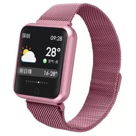 Умные часы Smart Watch P68 (Розовый): характеристики и цены
