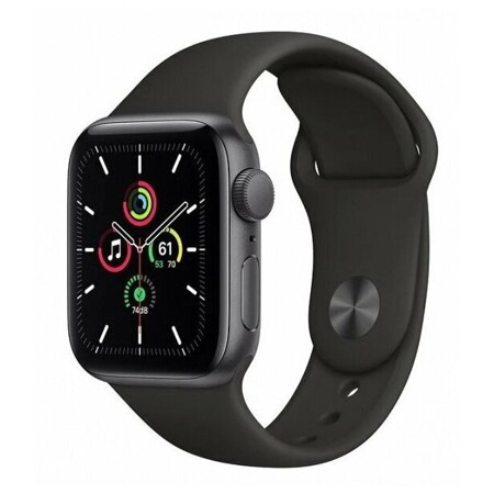 Apple Часы Apple Watch SE GPS 40mm Aluminum Case with Sport Band 2021 (Серый космос/Темная ночь): характеристики и цены