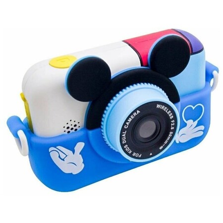 Детский фотоаппарат Mickey Mouse (синий): характеристики и цены