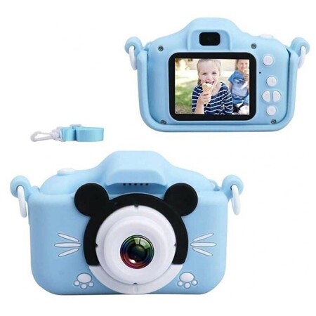Фотоаппарат для детей цифровой FRAME SHOOTING FOR CHILDREN / Детская цифровая камера / Голубой: характеристики и цены