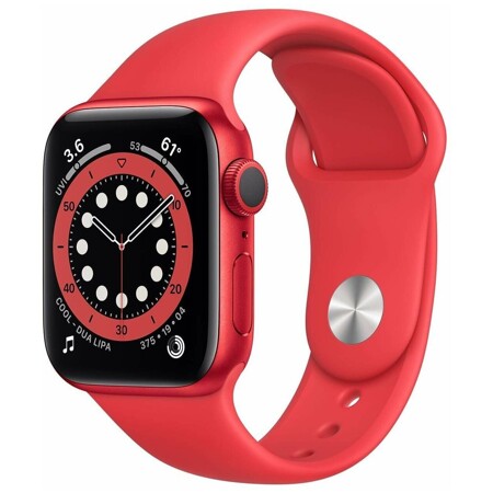 Apple Watch S6 44mm PRODUCT(RED) Aluminum Case with PRODUCT(RED) Sport Band: характеристики и цены