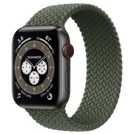 Apple Watch Edition Series 6 GPS + Cellular 44мм Titanium Case with Braided Solo Loop: характеристики и цены