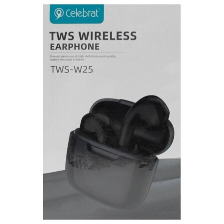 Celebrat TWS-W25 черный: характеристики и цены