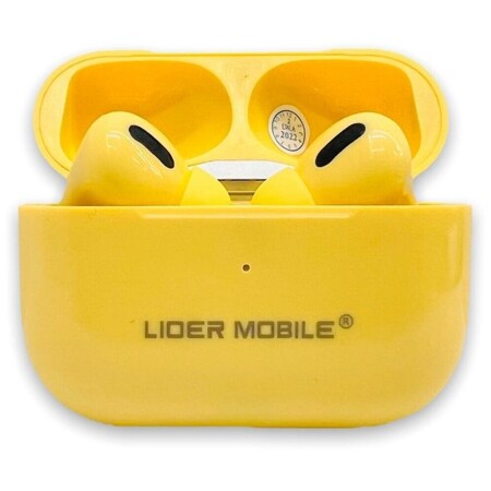 Lider Mobile Pro 3 white Premium для телефона, смартфона/Блютуз (bluetooth) наушники с микрофоном(желтые): характеристики и цены
