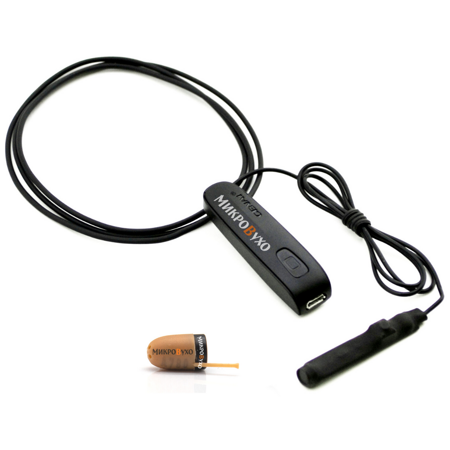 Капсульный микронаушник К2 8 мм и гарнитура Bluetooth Basic с выносным микрофоном, кнопкой подачи сигнала, кнопкой ответа и перезвона: характеристики и цены