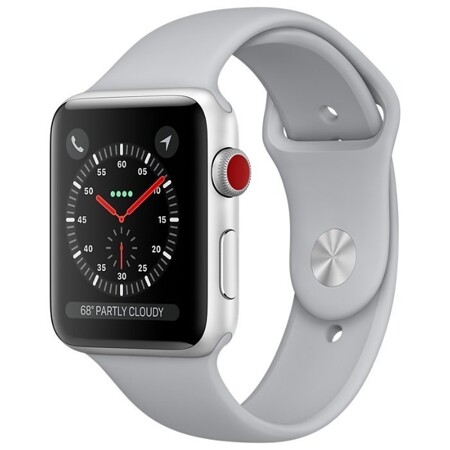 Apple Watch Series 3 Cellular 42mm Aluminum Case with Sport Band: характеристики и цены