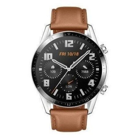 HUAWEI Часы Huawei Watch GT2 Classic 46mm Коричневый: характеристики и цены