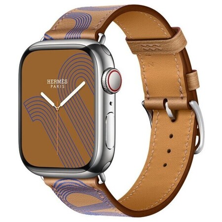 Apple Watch Hermès Series 7 GPS + Cellular 41мм Stainless Steel Case with Circuit H Single Tour: характеристики и цены