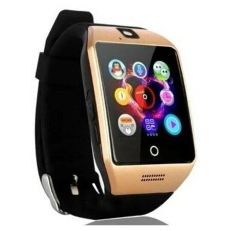 Умные Часы Smart Watch Q18S, цвет - черно-золотистый: характеристики и цены