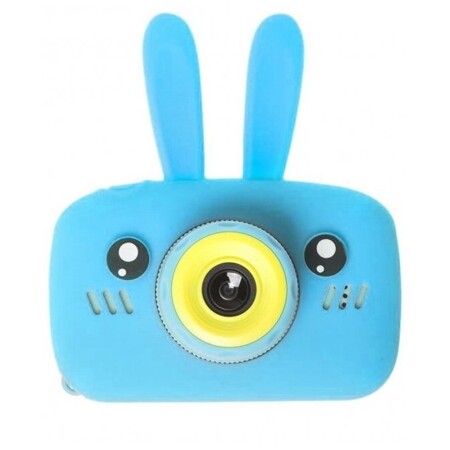 Детская цифровая камера Fun Camera Rabbit со встроенной памятью и играми (Голубой): характеристики и цены