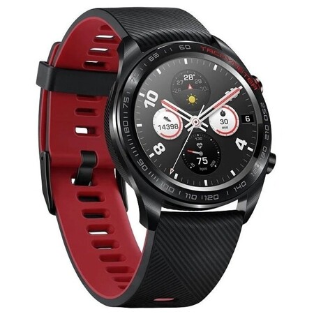 Honor Watch Magic (Talos-B19V) черный/красный (RU): характеристики и цены
