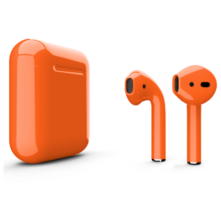 Apple AirPods 2 Color Orange (Оранжевый глянцевый) (без беспроводной зарядки чехла) MV7N2: характеристики и цены
