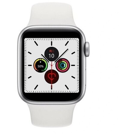 Умные смарт-часы 2020, 6 Smart Watches W26+ (плюс), с функцией измерения температуры тела, белые: характеристики и цены