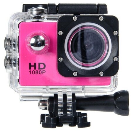 Экшн камера Full HD 1080p розовый: характеристики и цены