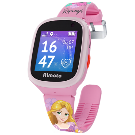 Детские часы с GPS Aimoto Disney "Принцесса" - "Рапунцель" SE: характеристики и цены