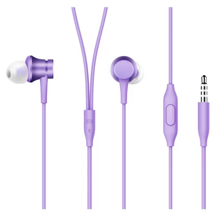 Xiaomi Mi In- Ear Headphones Basic (фиолетовый): характеристики и цены