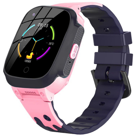 Детские смарт-часы с GPS-трекером и экстренной кнопкой SOS / Водонепроницаемые детские умные часы с сим-картой / Smart Baby Watch / Розовый: характеристики и цены