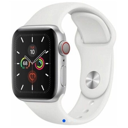 Умные смарт-часы Smart Watch Series 6 White, 44 мм, с функциями измерения пульса, с шагомером / Водонепроницаемые IP67 / Наручные: характеристики и цены