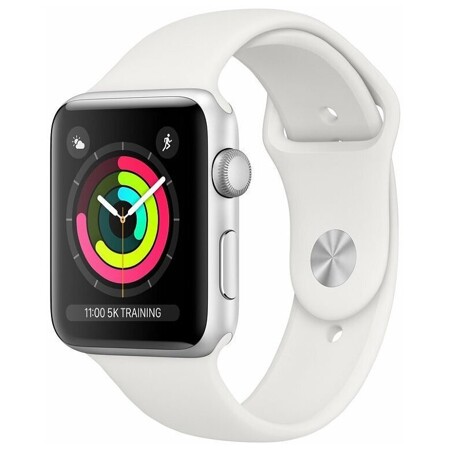Apple Watch Series 3 38mm Белый, спортивный ремешок: характеристики и цены