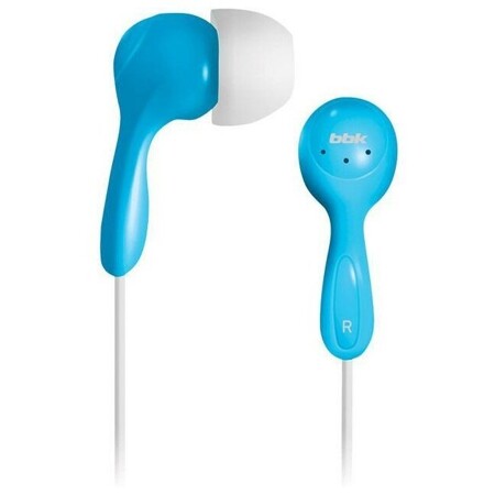 BBK EP-1001S 1.2м белый/голубой проводные (в ушной раковине) (EP-1001S): характеристики и цены