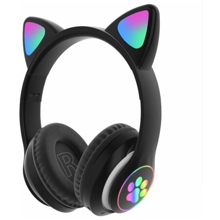 Беспроводные наушники Bluetooth STN-28 со светящимися кошачьими ушами: характеристики и цены