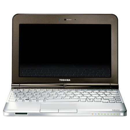 Toshiba NB200-10Z (Atom N280 1660 Mhz/10.1"/1024x600/1024Mb/160.0Gb/DVD нет/Wi-Fi/Bluetooth/WinXP Home): характеристики и цены