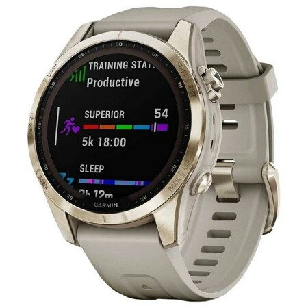 Garmin fenix 7S Sapphire Sol, Cream Gold Ti , Smart Watch (010-02539-21): характеристики и цены