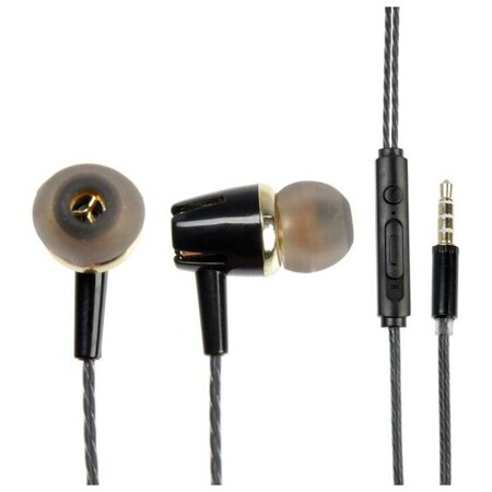 OXION HS110BK, вакуумные, микрофон, 116 дБ, 32 Ом, 3.5 мм, 1.1 м, черные./В упаковке шт: 1: характеристики и цены