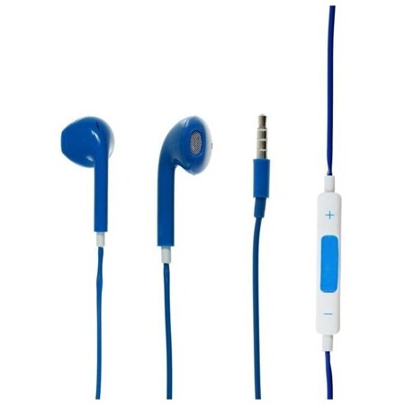 Наушники LuazON RX-13, вкладыши, микрофон, синие: характеристики и цены