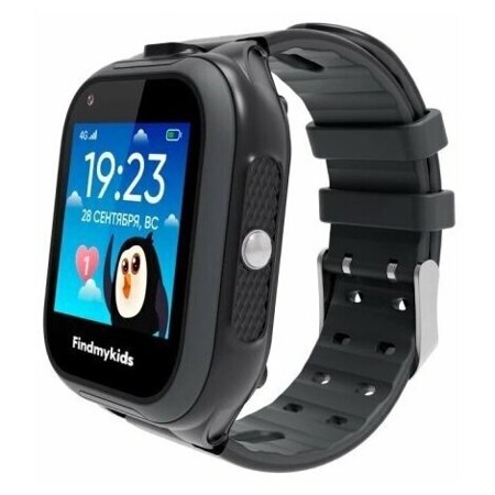 Elari Findmykids 4G Go Современные 4G-часы с расширенным функционалом безопасности и двумя камерами (черного цвета): характеристики и цены