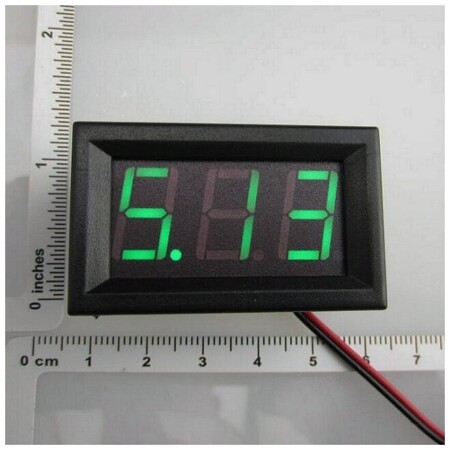 Часы атомобильные электронные светодиодные YB27T ( зеленый ): характеристики и цены