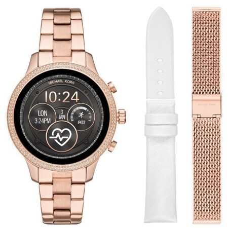 MICHAEL KORS Access Runway Set (leather and mesh straps): характеристики и цены