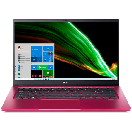 Acer Swift 3 SF314-511-36B5 14" FHD IPS/Core i3-1115G4/8GB/256GB SSD/Intel UHD Graphics/Win 10 Home 64-bit/NoODD/красный (NX. ACSER.001): характеристики и цены
