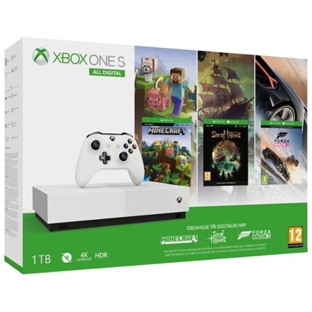 Microsoft Xbox One S All Digital: характеристики и цены