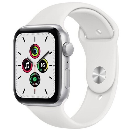APPLE Watch SE 44mm Silver Aluminium Case with Wh: характеристики и цены