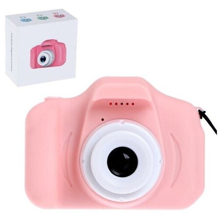 Детский фотоаппарат "Маленький фотограф", цвет розовый: характеристики и цены