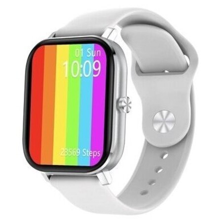 Умные смарт часы, Premium серия HUD+ Smart watch 45мм / Звонки, мессенджеры, социальные сети, GPS, беспроводная зарядка, динамик, микрофон / серый: характеристики и цены