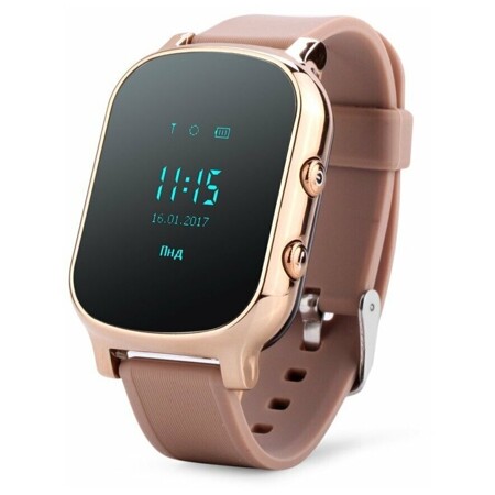 Умные часы с GPS трекером Smart Watch T58 Золотые: характеристики и цены