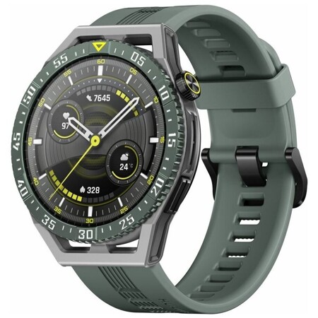 Huawei Watch GT 3 SE Runner-SE, 46мм, 1.43", зеленый / зеленый [55029803]: характеристики и цены
