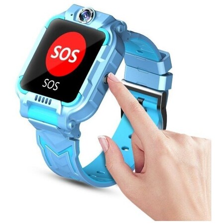 Детские часы Y99C с Sim-картой с кнопкой SOS, GPS, водонепроницаемые, селфи камера, для IOS, Android, синий: характеристики и цены