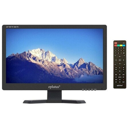 Телевизор с цифровым тюнером DVB-T2/C 22 дюйма (55.8 см) цветной TFT ЖК Эплутус EP 221Т (W4188RU) HDMI / VGA / USB - 1920x1080 HD: характеристики и цены