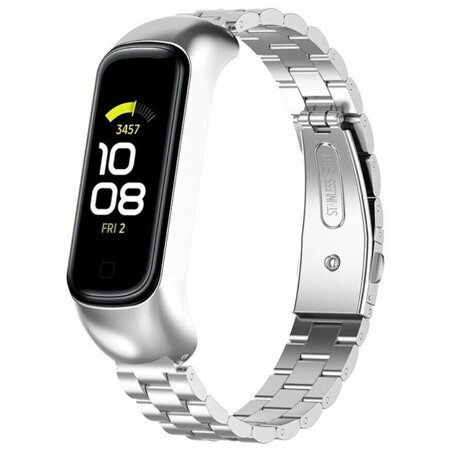 Стальной браслет для для Samsung Galaxy Fit 2 SM-R220 (серебряный): характеристики и цены