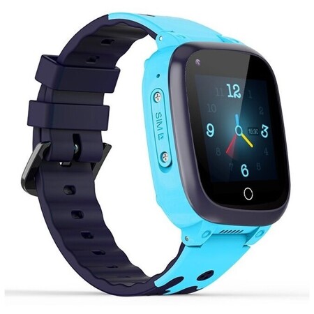 Детские Смарт часы с GPS отслеживанием и функцией звонка / Умные Smart часы с сим картой 4G / Часы телефон для детей (Голубой): характеристики и цены