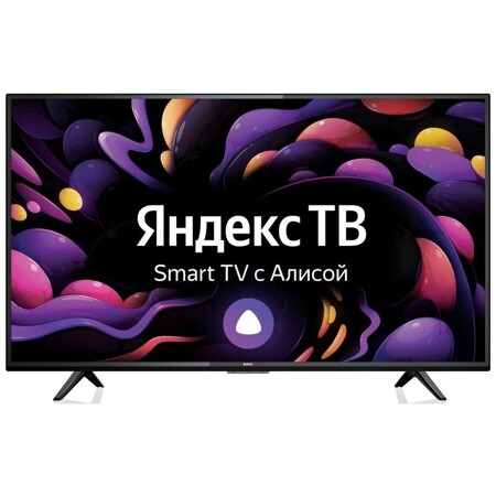 BBK 39LEX-7287/TS2C, HD, черный, смарт ТВ, Яндекс. ТВ: характеристики и цены