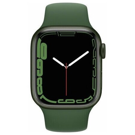 Apple Watch Series 7 GPS + Cellular 41mm Green Aluminum Case with Clover Sport Band (MKH93LL/A): характеристики и цены