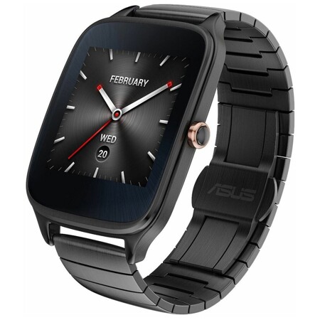 ASUS ASUS ZenWatch 2 WI501Q(BQC), Taupe смарт-часы Уцененный товар (№1), черный: характеристики и цены
