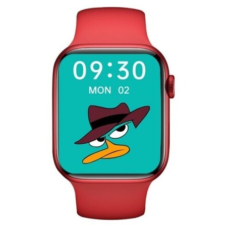 Умные часы SMART WATCH 7 Series RELIABILITY AND DURABILITY(красный) внимание! Кабель для айфона в подарок!: характеристики и цены
