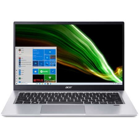 Acer Swift 3 SF314-511-5539 14" FHD IPS/Core i5-1135G7/8GB/512GB SSD/Iris Xe Graphics/Win 11 Home/NoODD/серебристый (NX. ABLER.00Q): характеристики и цены
